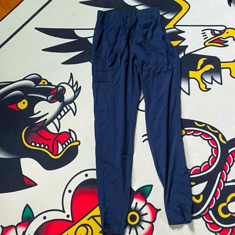 Scrub bottoms pants scrubs navy blue jogger Adar